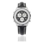 Breitling. A stainless steel quartz calendar chronograph wristwatch with alarm Navitimer Jupiter...