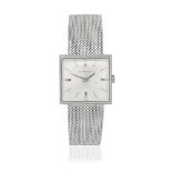 Girard-Perregaux. An 18K white gold manual wind square bracelet watch Birmingham Import mark for ...