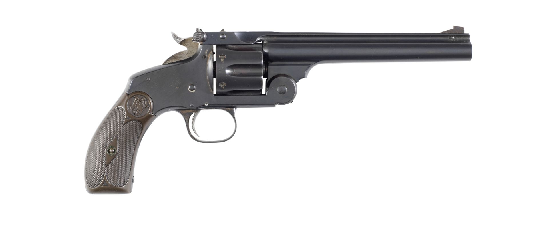 A .44 (Russian) revolver by Smith & Wesson, no. 22457