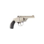 A .38 (S&W) hammerless revolver by Smith & Wesson, no. 198850