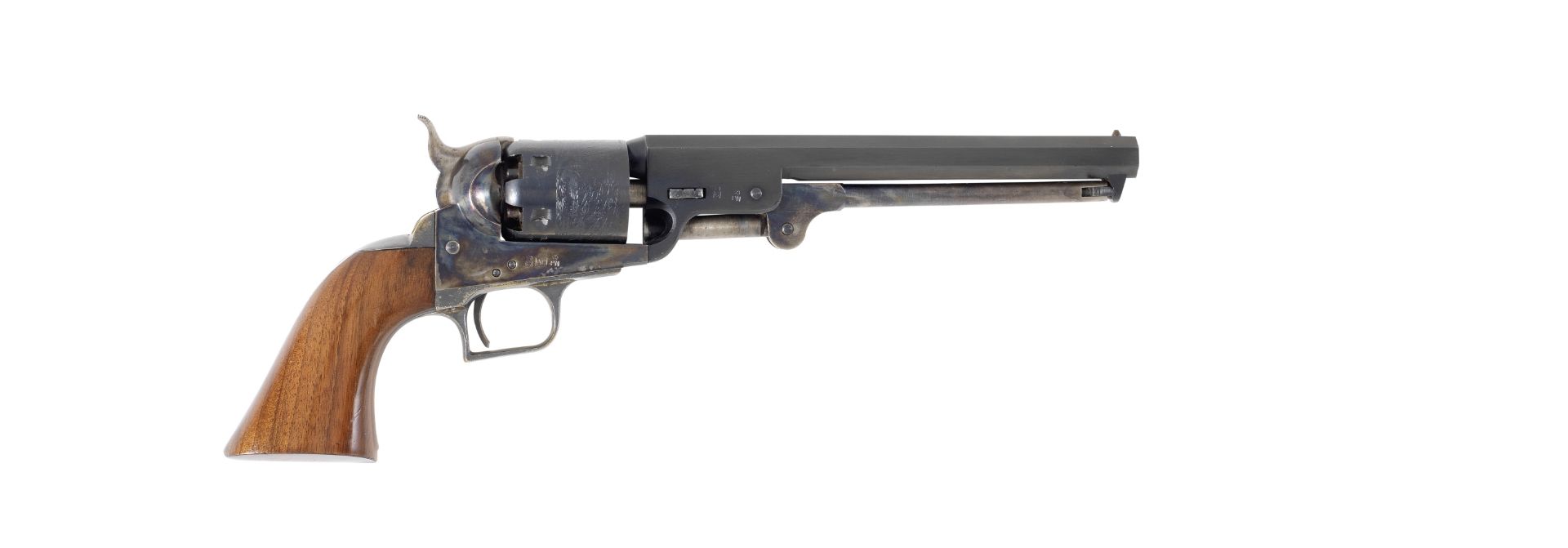 A .36 'Model 1851 Navy' percussion revolver, no. 110414