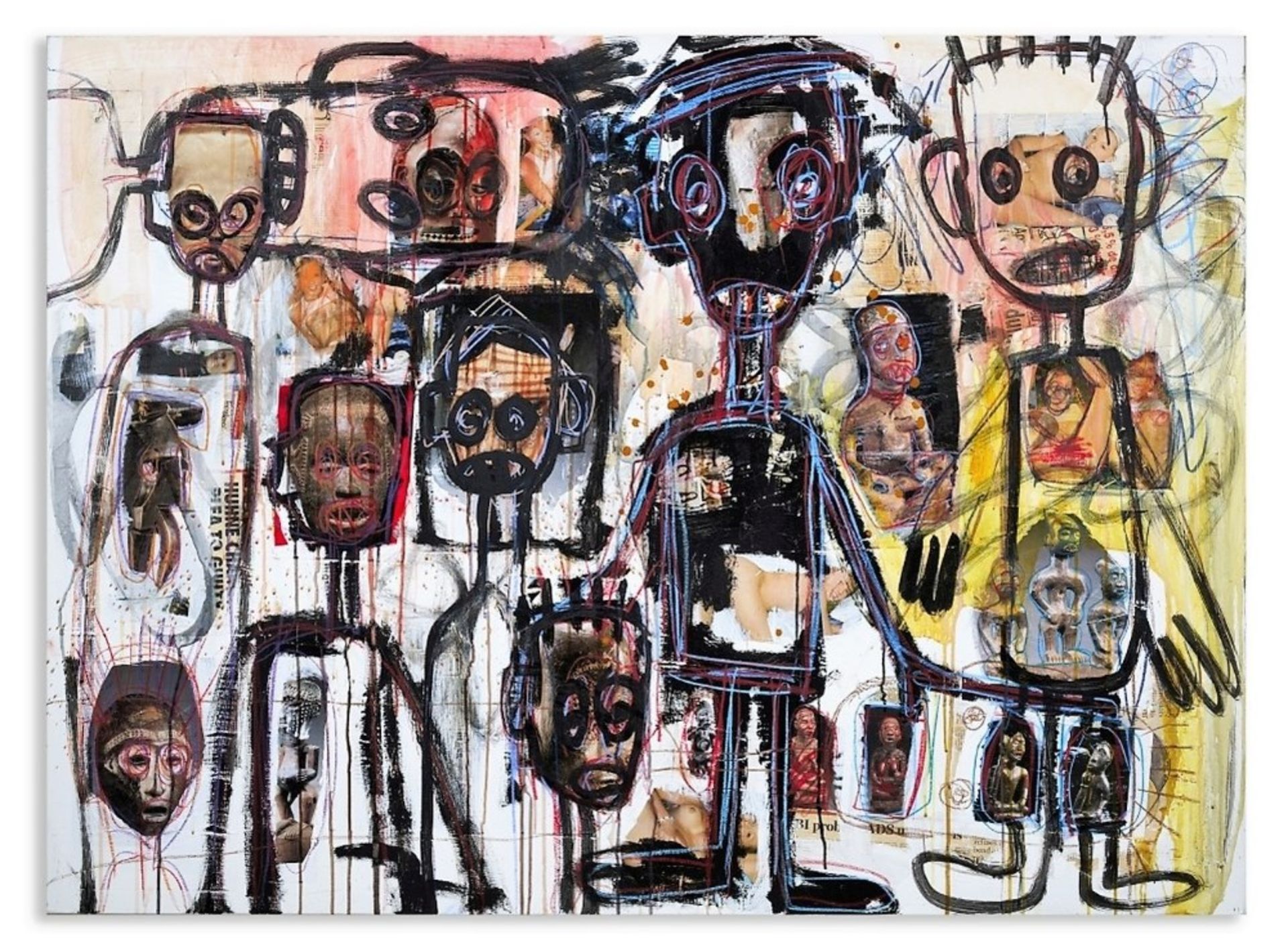 Abdoulaye Diarrassouba 'Aboudia' (C&#244;te d'Ivoire, n&#233; en 1983) Sans titre, 2013 - Bild 5 aus 5