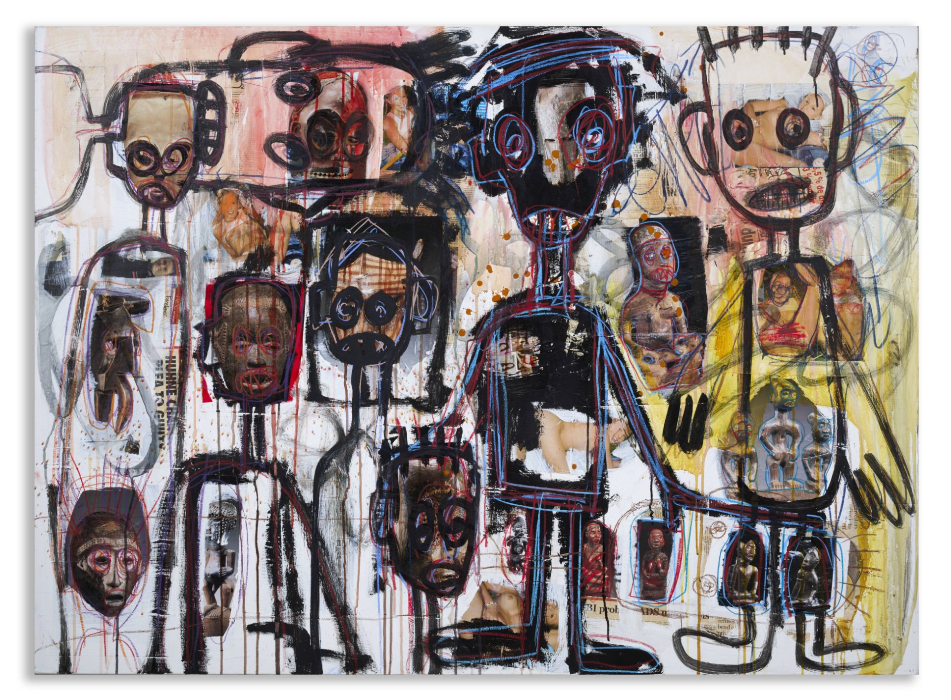 Abdoulaye Diarrassouba 'Aboudia' (C&#244;te d'Ivoire, n&#233; en 1983) Sans titre, 2013