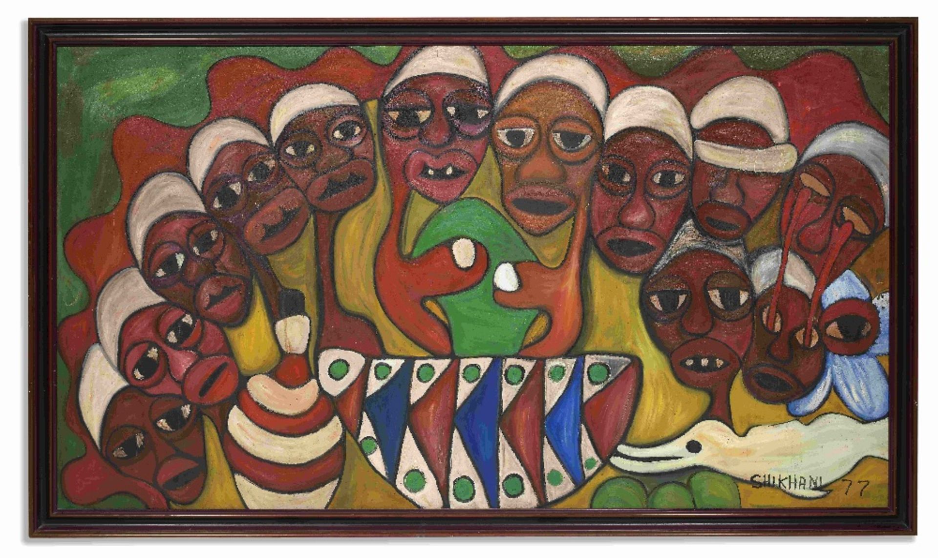 Ernesto Shikhani (Mozambique, 1934-2010) The Last Supper, 1977 - Image 2 of 3