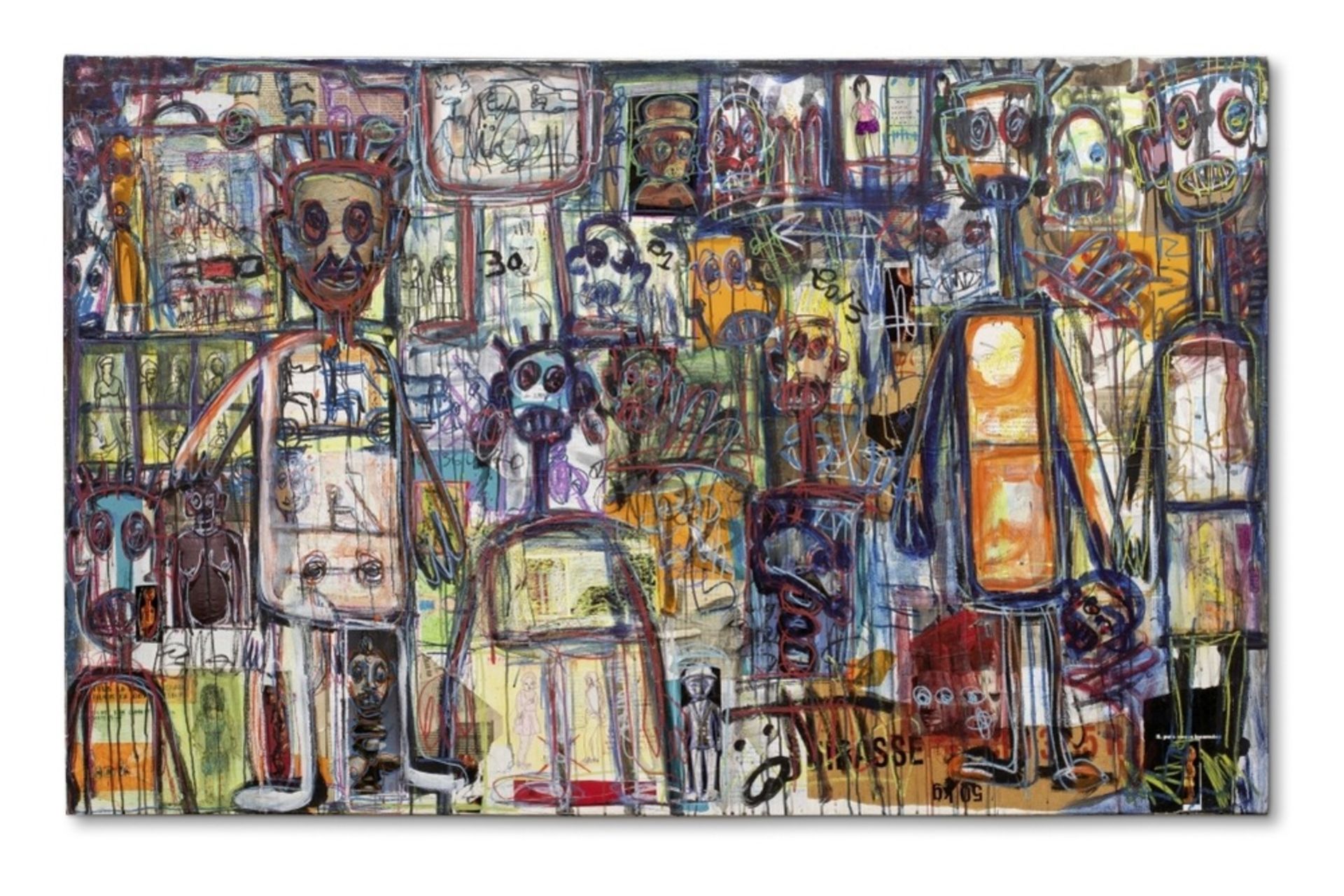 Abdoulaye Diarrassouba 'Aboudia' (C&#244;te d'Ivoire, n&#233; en 1983) Sans titre, 2013 - Image 3 of 10