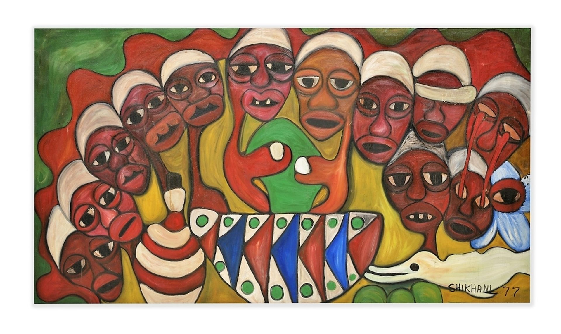 Ernesto Shikhani (Mozambique, 1934-2010) The Last Supper, 1977