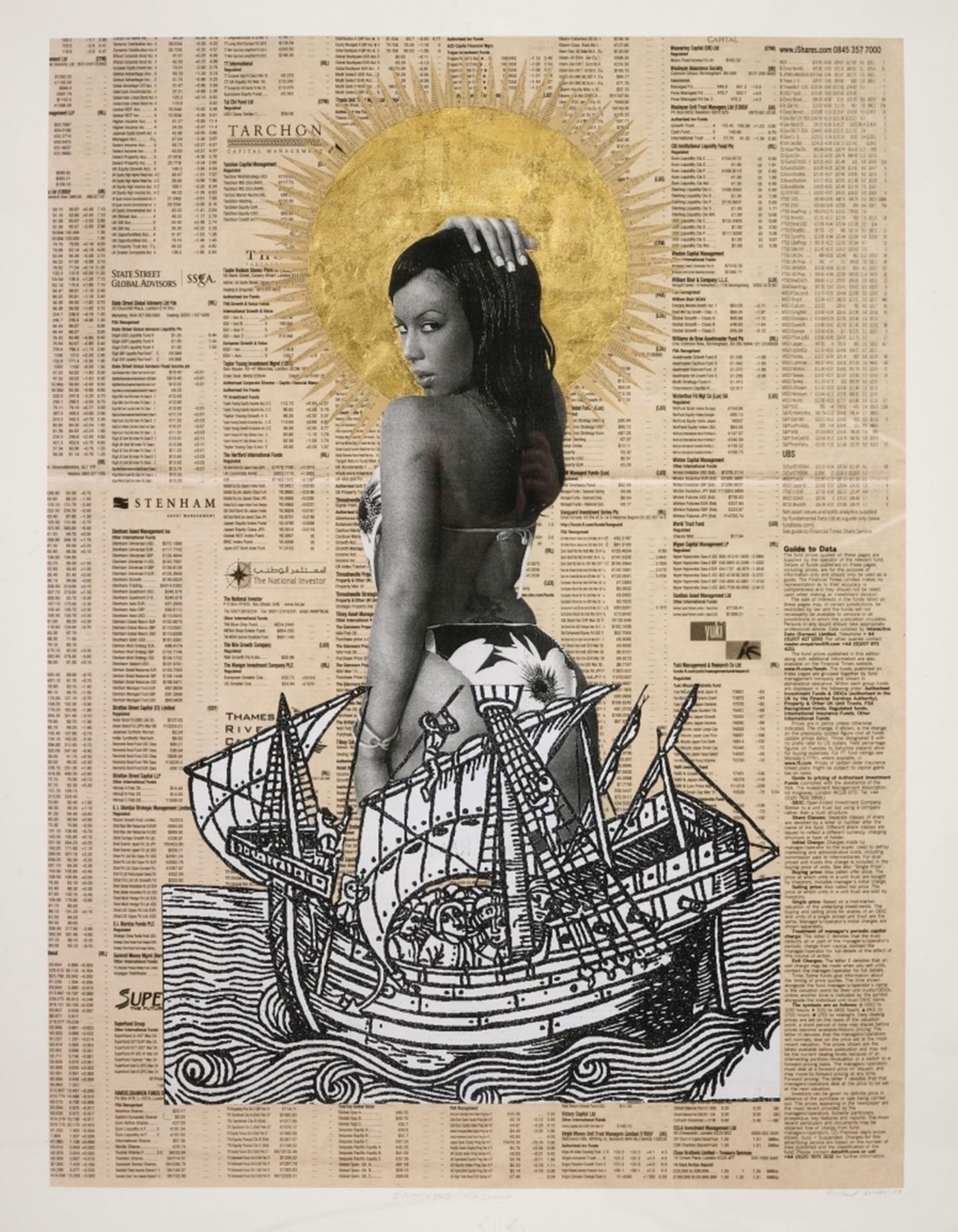 Godfried Donkor (Ghana, n&#233; en 1964) Browning Madonna, 2009 - Image 3 of 4