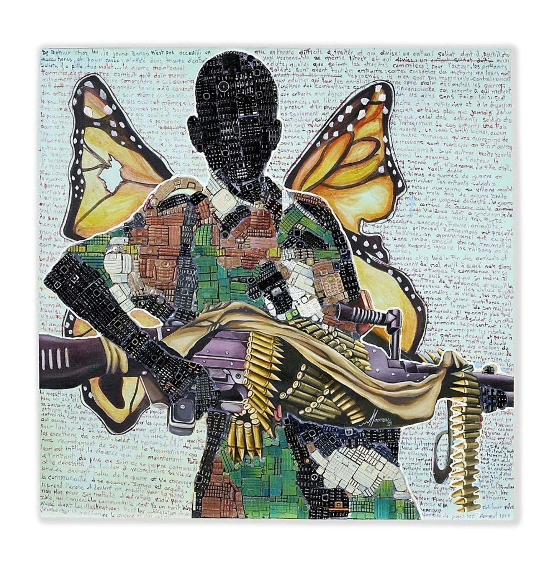 Mounou D&#233;sir&#233; Koffi (C&#244;te d'Ivoire, n&#233; en 1995) Enfant Soldat, 2019 - Image 2 of 7