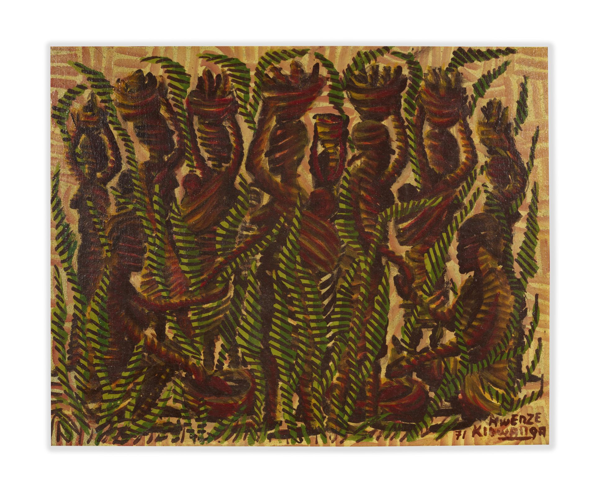 Kibwanga Mwenze (R&#233;publique D&#233;mocratique du Congo, 1925-1999) Sans titre, 1971