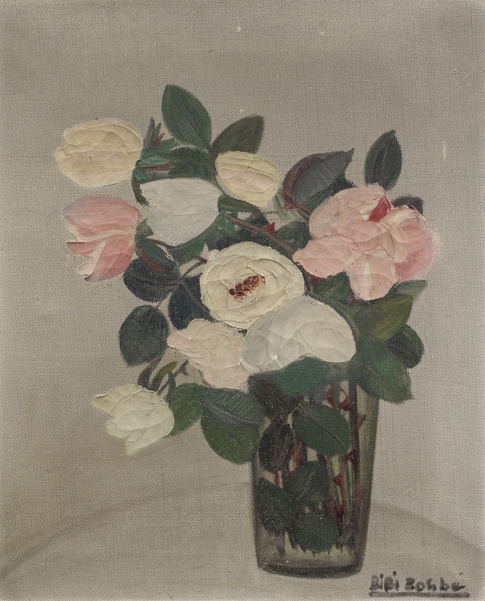 Bibi Zogbe (Lebanon, 1890-1973) Roses