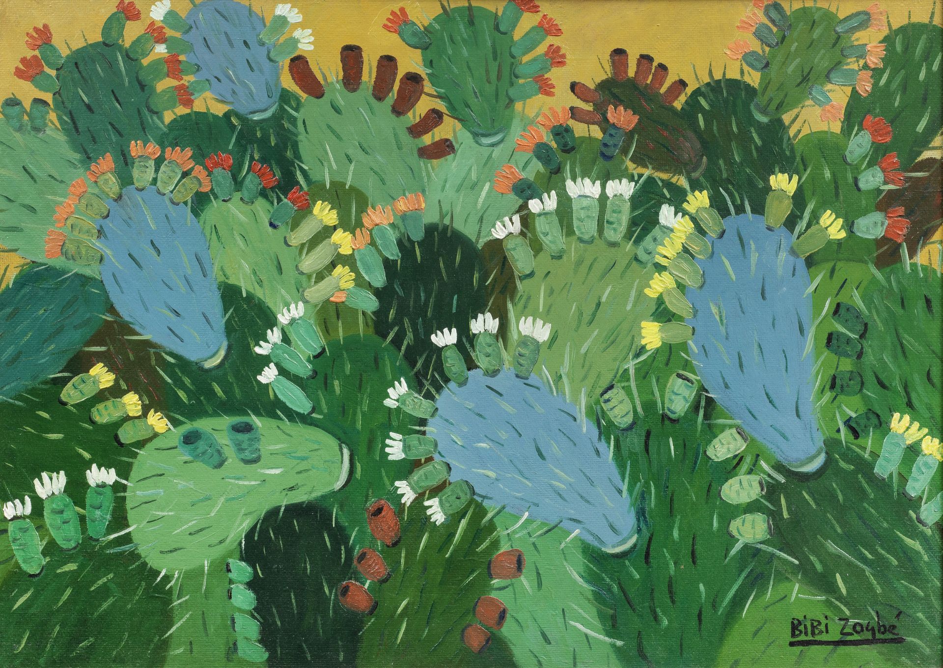 Bibi Zogbe (Lebanon, 1890-1973) Cactus