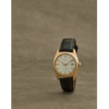 Rolex. Montre bracelet en or rose 18K (750) avec date mouvement automatique Rolex. An 18K rose go...