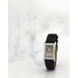 Rolex. Belle montre bracelet en acier de forme rectangulaire mouvement m&#233;canique Rolex. A fi...