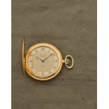 Rolex. Montre de gousset &#224; clapet en or jaune 18K (750) remontoir au pendant Rolex. An 18K g...