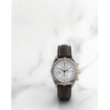 Breitling. Chronographe bracelet en acier avec date mouvement automatique Breitling. A stainless ...