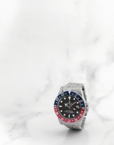 Rolex. Montre bracelet en acier avec date et 2nd fuseau horaire mouvement automatique Rolex. A st...
