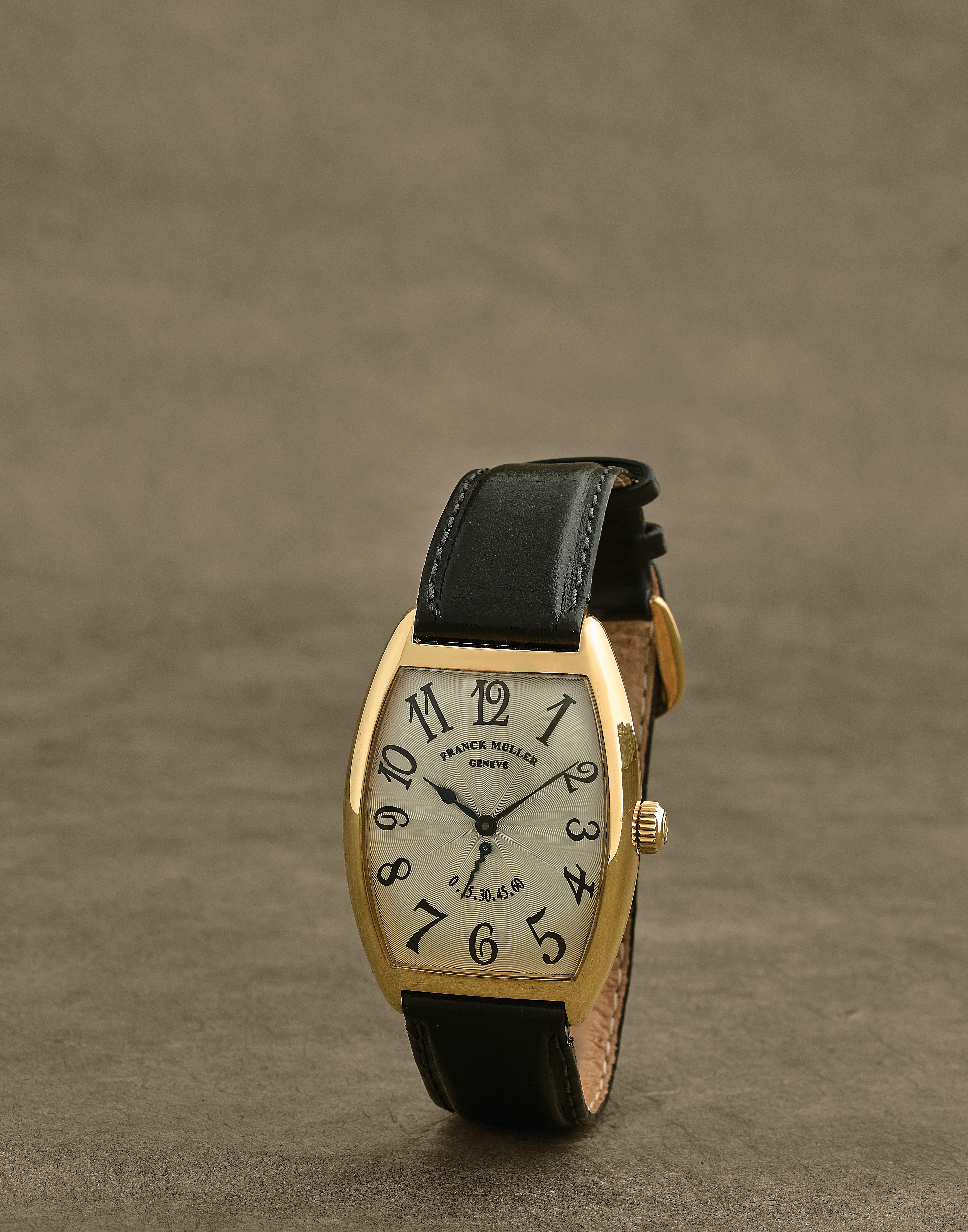 Franck Muller. Montre bracelet en or jaune 18K (750) avec seconde r&#233;trograde mouvement m&#23...