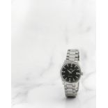 Omega. Montre bracelet en acier avec date mouvement automatique Omega. A stainless steel automati...