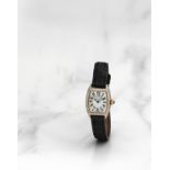 Franck Muller. Montre bracelet de dame en or jaune 18 K (750) sertie de diamants mouvement quartz...