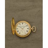 International Watch Co. Montre de gousset &#224; clapet en or jaune 18K (750) remontoir au pendan...