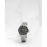 Rolex. Montre bracelet en acier avec date mouvement automatique Rolex. A stainless steel automati...