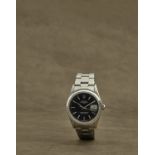 Rolex. Montre bracelet en acier avec date mouvement automatique Rolex. A stainless steel automati...