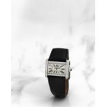 Cartier. Montre bracelet en acier mouvement quartz Cartier. A stainless steel quartz wristwatch ...