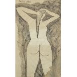 Francis Newton Souza (Indian, active 1924-2002) Untitled (Nude)