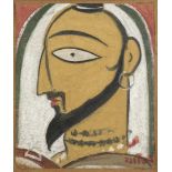 Jamini Roy (Indian, 1887-1972) Untitled (Jesus)