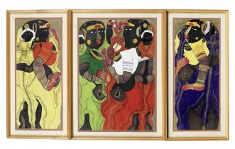 Thota Vaikuntam (Indian, B. 1942) Untitled (Women)