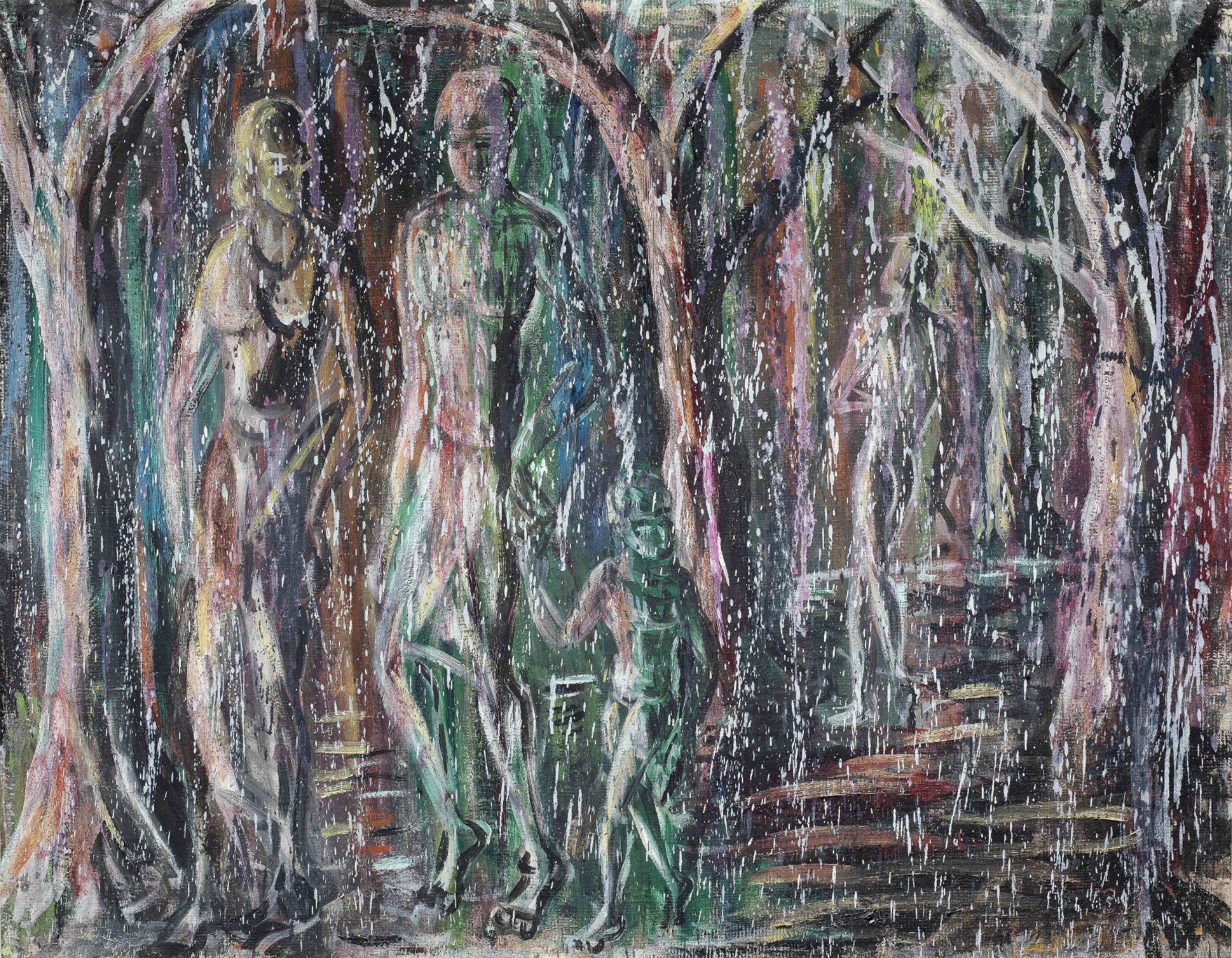 Senaka Senanayake (Sri Lankan, B. 1951) In the Woods