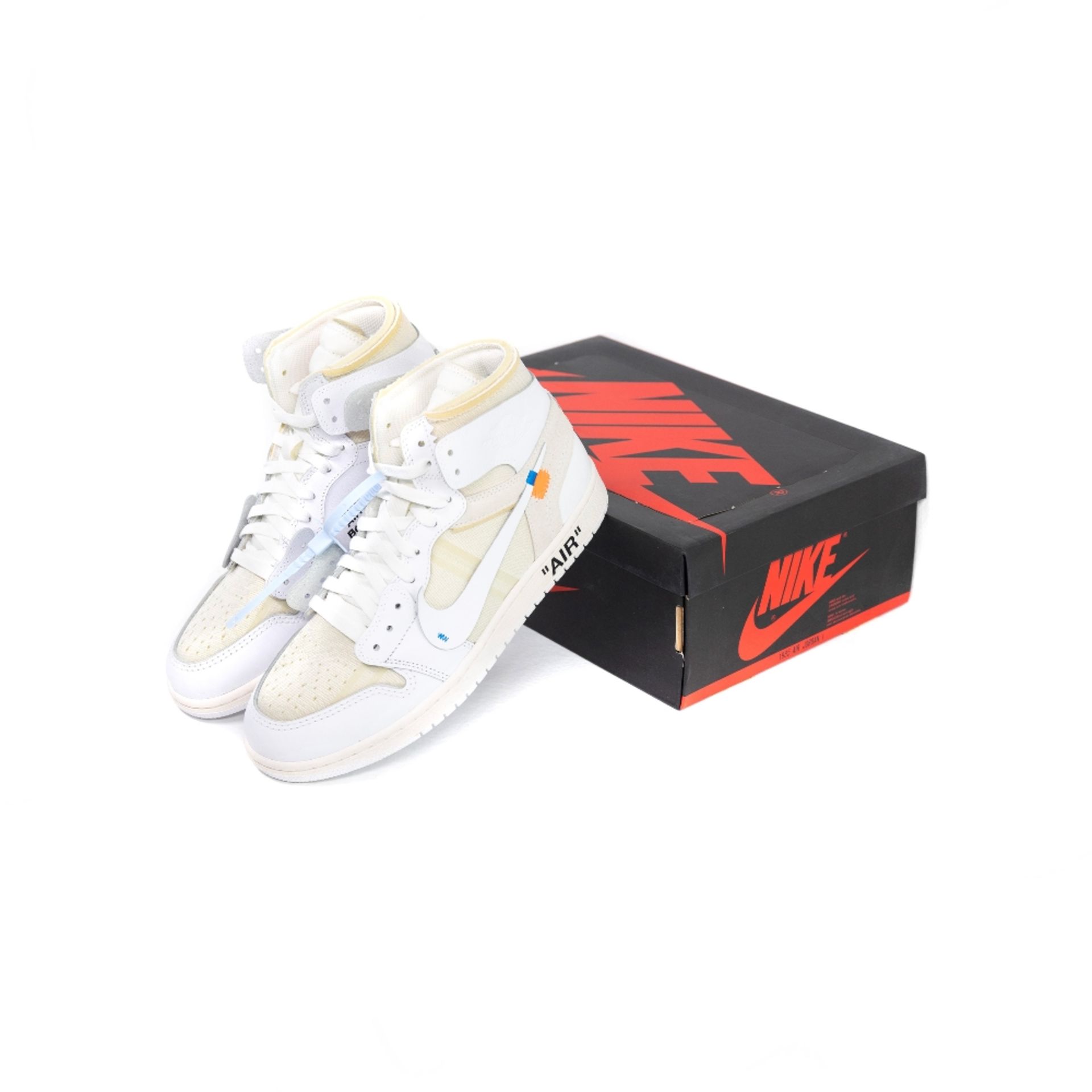 Nike X Off White : Air Jordan 1 White, 10 US - Bild 3 aus 3