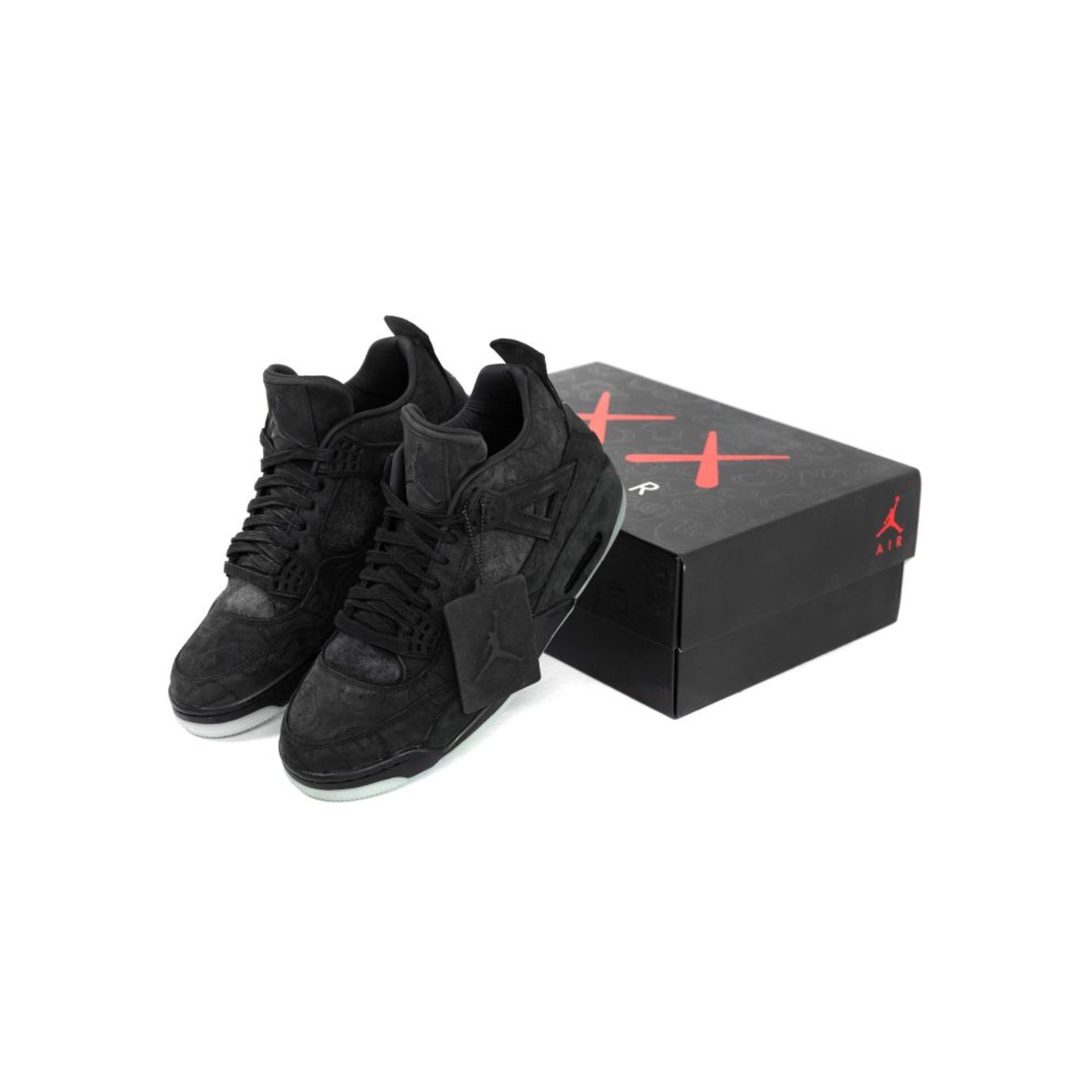 Nike X Kaws : Air Jordan 4 Retro Black, 10 US