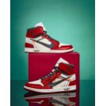 Nike X Off White : Air Jordan 1 Retro High &#171; Chicago &#187;, 10 US