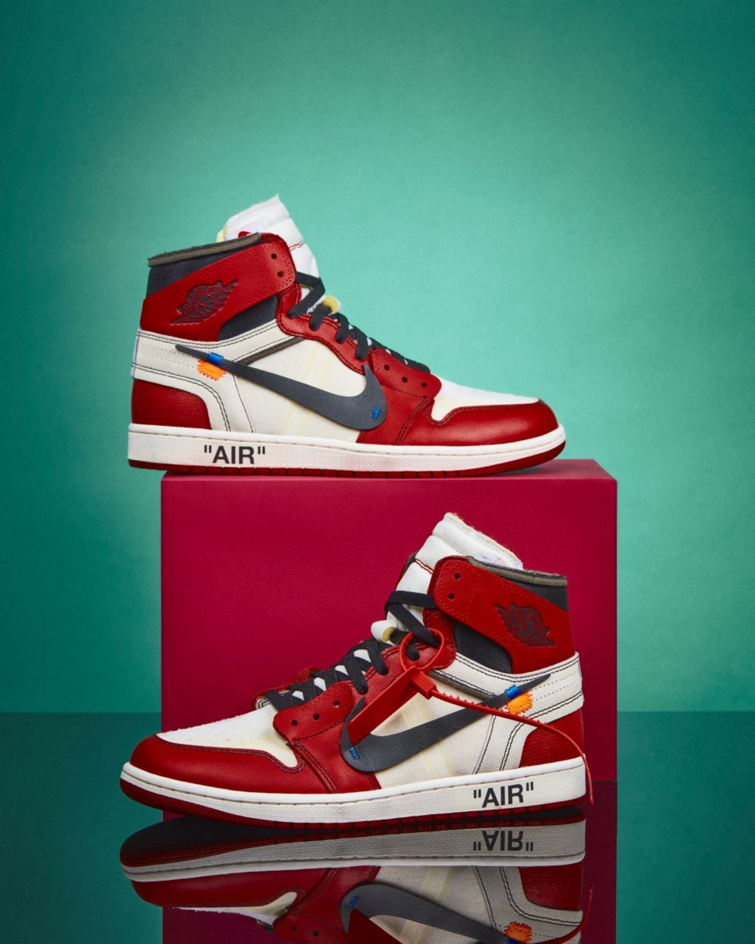 Nike X Off White : Air Jordan 1 Retro High &#171; Chicago &#187;, 10 US