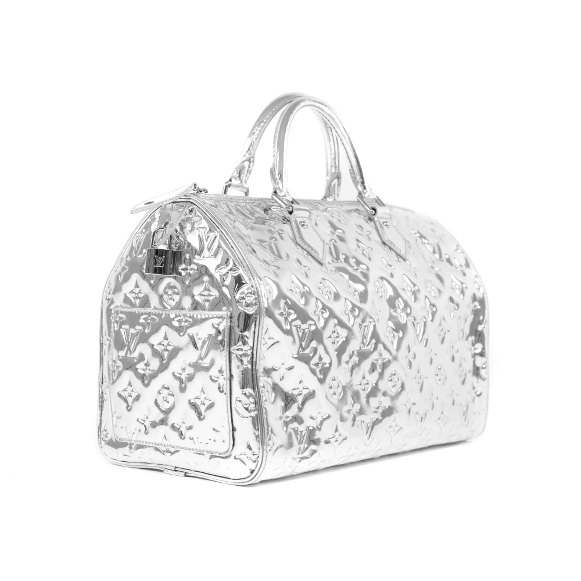 Louis Vuitton : Sac Speedy 30 Monogram Miroir Argent - Image 3 of 3