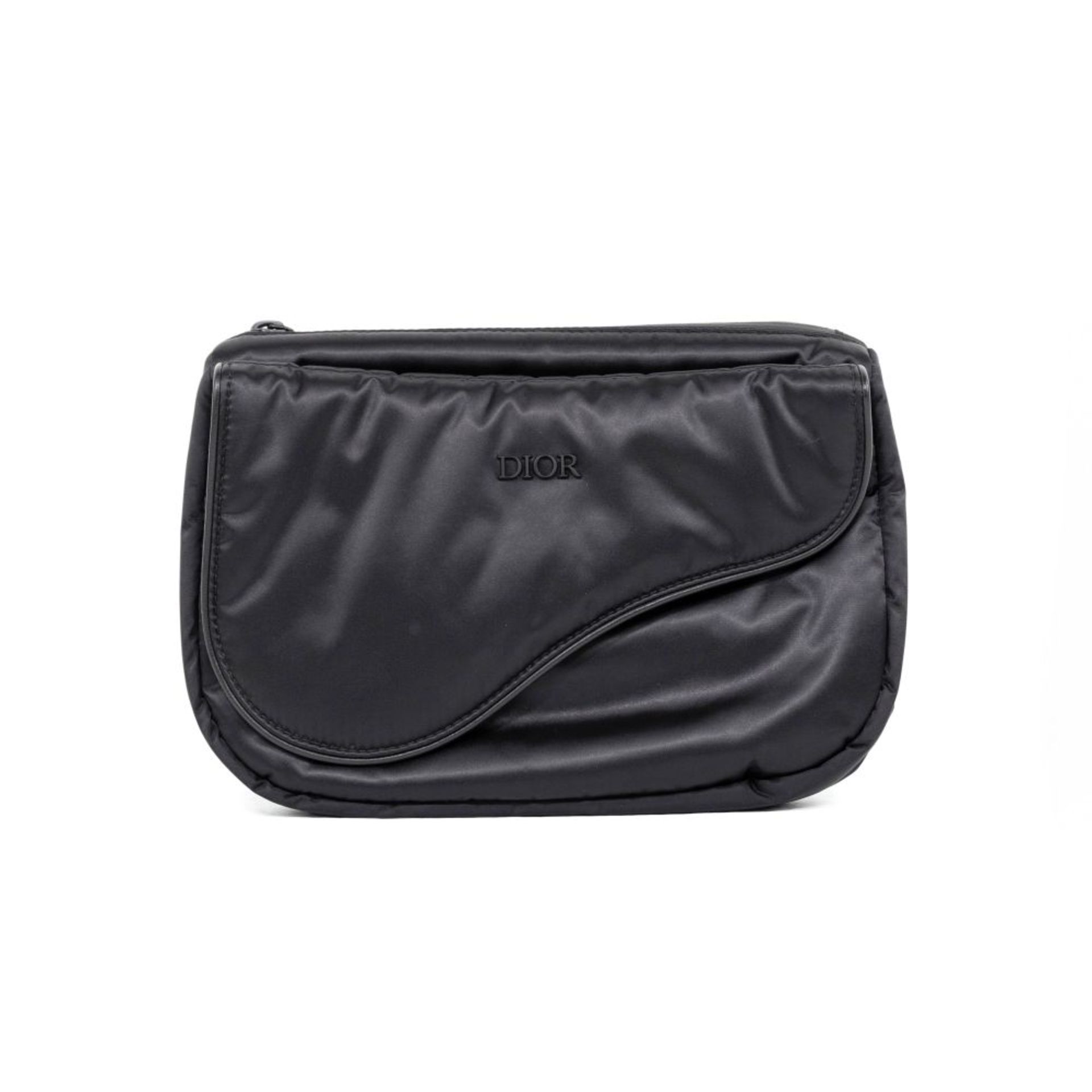 Christian Dior: Sac Ceinture Saddle Universe En Nylon Noir