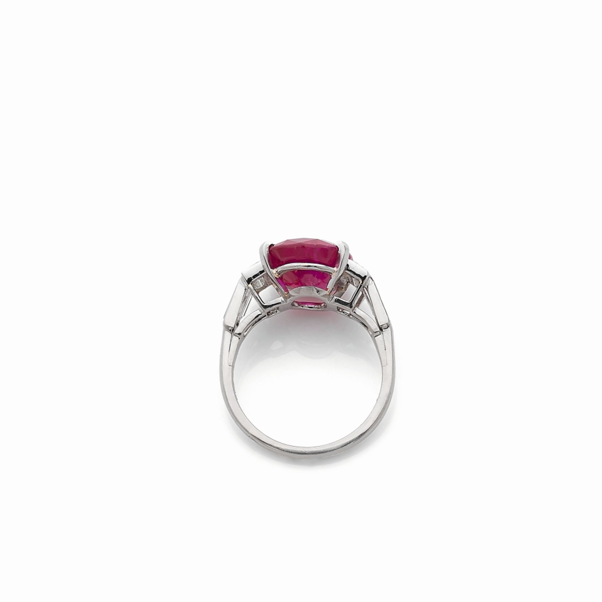 BAGUE RUBIS ET DIAMANTS - Image 2 of 3