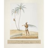 A group of twenty-eight watercolours of tradespeople, servants, bearers and other figures, some i...