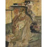 Walter Richard Sickert A.R.A. (British, 1860-1942) Mother and Daughter: Lou Lou I Love You 46.2 x...