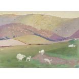 Ivon Hitchens (British, 1893-1979) Didling on the Downs 22.8 x 31.4 cm. (9 x 12 3/8 in.) (Execut...