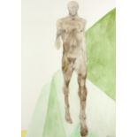 Dame Elisabeth Frink R.A. (British, 1930-1993) Running Man 99.3 x 70.2 cm. (39 1/8 x 27 5/8 in.)