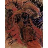 Peter Lanyon (British, 1918-1964) Untitled Red Figure Study 58.6 x 47 cm. (23 x 18 1/2 in.) (Exec...