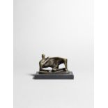 Henry Moore O.M., C.H. (British, 1898-1986) Reclining Figure 15.2 cm. (6 in.) long (excluding the...