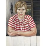 Sir Stanley Spencer R.A. (British, 1891-1959) Mrs Linda Few Brown 84 x 63.5 cm. (33 x 25 in.) (Pa...