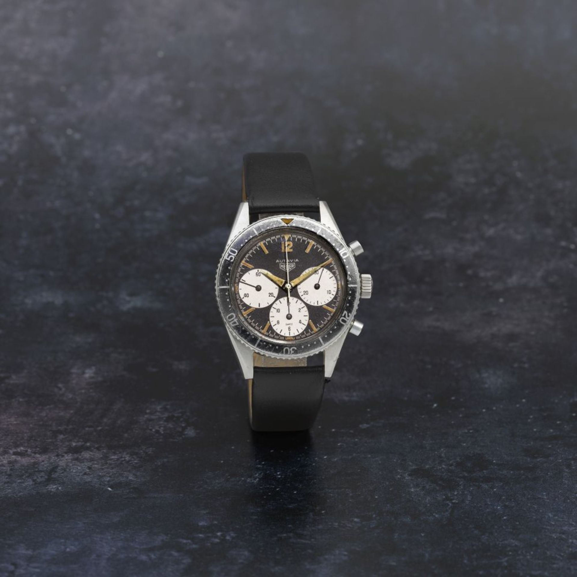 Heuer. A fine stainless steel manual wind chronograph wristwatch Autavia, Ref: 2446, Circa 1962