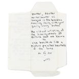 Marc Bolan: Complete Handwritten Lyrics Titled 'Pewter Sewter' [sic] And 'Warlord Of The Royal Cr...