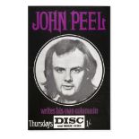 John Peel: A 'Disc & the Music Echo' Poster circa 1970,