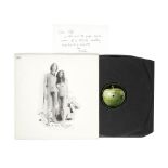 John Lennon/Yoko Ono: An Autographed Copy Of The Album Unfinished Music No.1: Two Virgins, 1968,