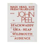 John Peel: A Flyer for The Nag's Head, Wollaston, 1970,